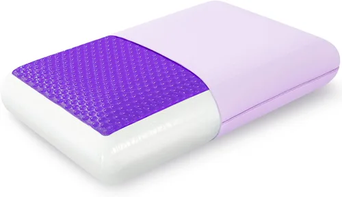 Miniatura 11 de EGOHOME Almohada de espuma viscoelástica de gel refrescante, funda de enfriamiento reversible, soporte para el cuello para dormir de lado, espalda