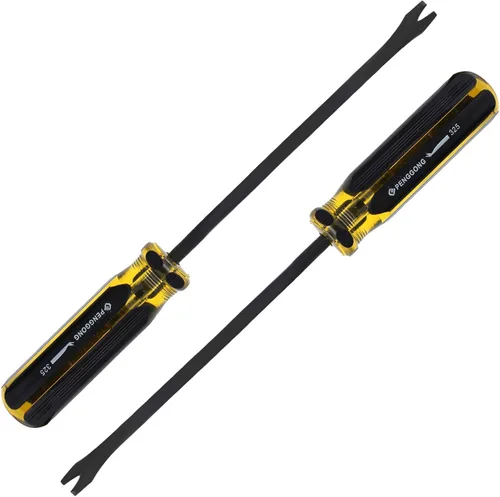 Bonsicoky 2 tiradores de uñas de 9.6 pulgadas, extractor manual de tachuelas, herramienta de destornillador para tapicería, ajuste automotriz,