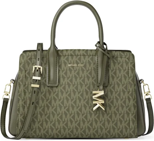 Miniatura 12 de Michael Kors - Laila, bolso pequeño para mujer Herrajes dorados/vainilla/bellota