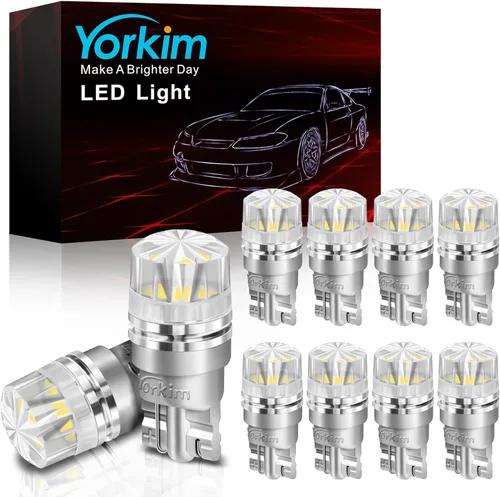 Miniatura 13 de Yorkim Foco led 3157 de color blanco, 6500K de alto brillo 3156 foco led con proyector 3057 3056 3457 4157 foco led de repuesto para luz de giro