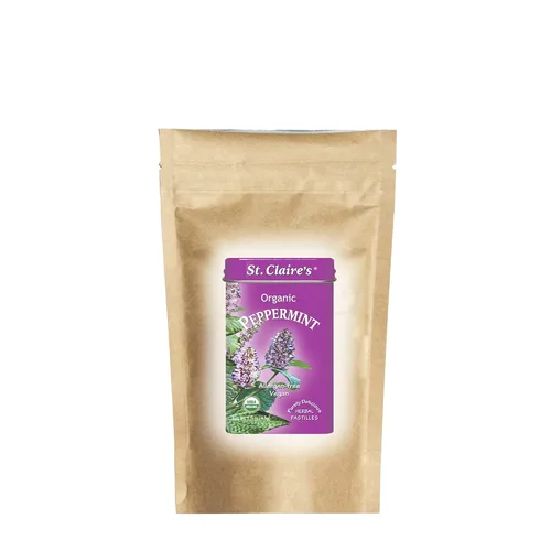 Miniatura 22 de Pastillas Herbales Orgánicas de St. Claire, (Jengibre, lata de 1.5 onzas, paquete de 3) Sin gluten, veganas, sin OMG, a base de plantas, sin
