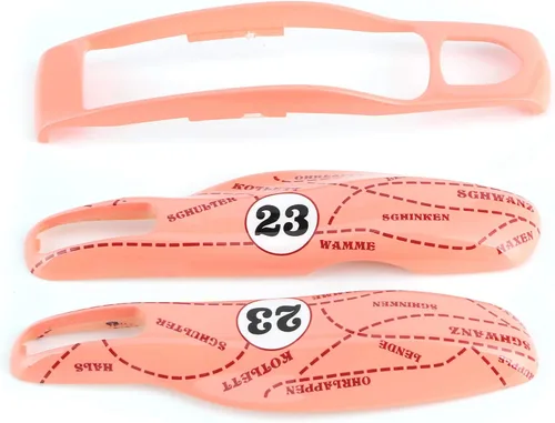Miniatura 9 de Carcasa para llave de coche, funda de cerdo rosa para llave de automóvil, funda protectora rosa compatible con Cayenne 911