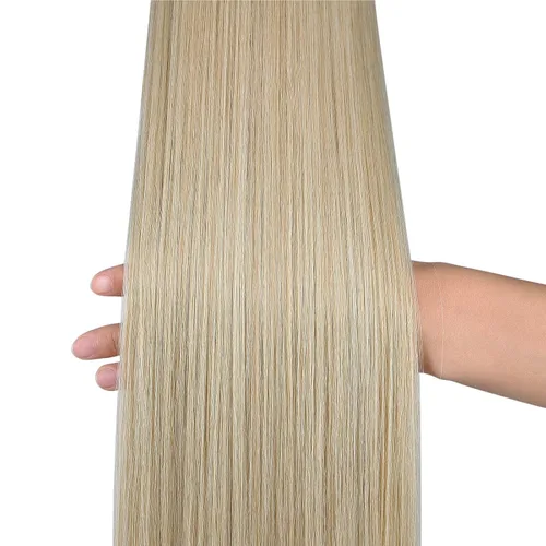 Miniatura 6 de Extensión de cola de caballo de 30 pulgadas de pelo largo lacio sintético, liso y suave, cola de caballo alta con clip de peine