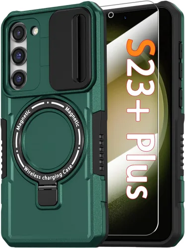 Miniatura 36 de Funda magnética para Samsung Galaxy Note 20 Ultra con soporte de anillo [con protector de pantalla] [Compatible con carga inalámbrica MagSafe] Funda