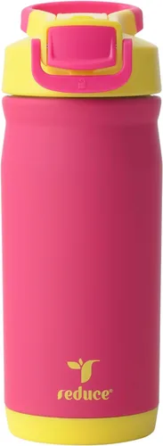 Miniatura 14 de Reduce Hydrate Pro Kids - Botella de agua aislada de acero inoxidable de 14 onzas con pajilla, vaso a prueba de derrames para niños, retención