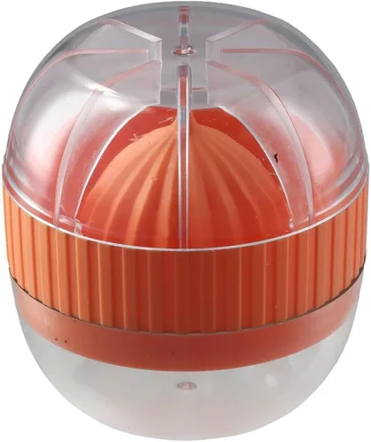 Miniatura 6 de Exprimidor manual de limón, 2 piezas de exprimidor de naranja cítrico con vaso de plástico, prensa de frutas fácil de usar para bar y hogar
