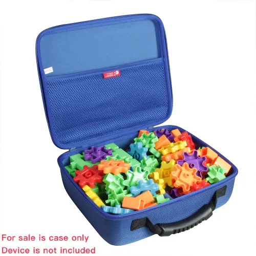 Miniatura 2 de Hermitshell Estuche de viaje para Learning Resources Gears Deluxe Building Set de 100 piezas (azul)