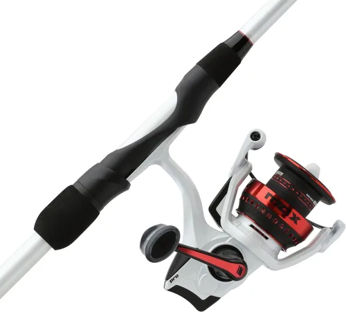 Miniatura 11 de Abu Garcia Max Pro Carrete de pesca giratorio y Combo de caña de pescar