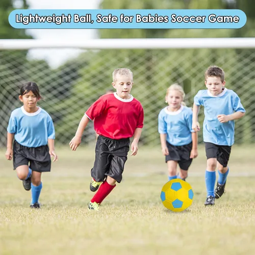 Miniatura 6 de Swerve and Curve - Balón de fútbol tamaño 4, pelota de entrenamiento de fútbol con paneles especiales para jugar, juegos de actividades al aire
