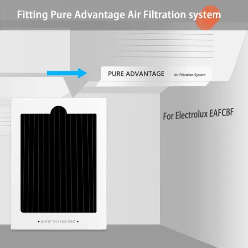 Miniatura 4 de Paquete de 6 filtros de aire para refrigerador, filtro activado por carbón compatible con Frigidaire y Electrolux Pure Air Ultra Reduce los olores