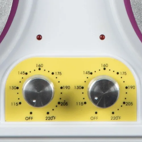 Miniatura 9 de TOO NAKED HAIR REMOVAL Calentador de cera doble de alta calidad, calentador de cera de parafina para depilación doble con controles de temperatura