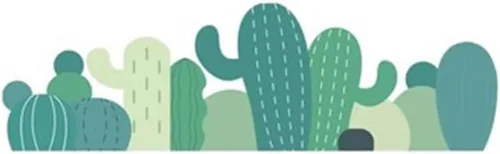 Miniatura 10 de Paneles de pared 3D de dibujos animados de cactus 3D, pegatinas de pared suaves anticolisiones/papel pintado, acolchado de pared para jardines