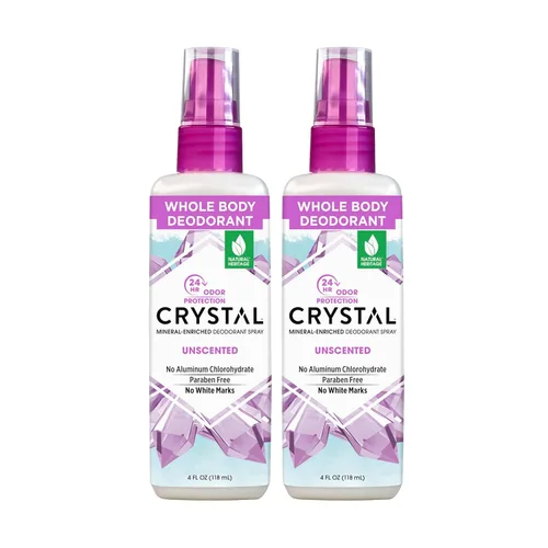 Miniatura 7 de CRYSTAL™ - Desodorante mineral en aerosol, desodorante corporal con protección contra olores las 24 horas, spray de lavanda y té blanco, no mancha