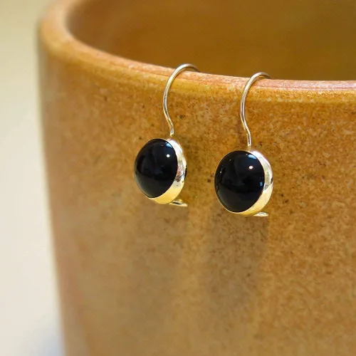 Miniatura 24 de 14K Gold Gemstone Drop Earrings - Birthstone Dangle - Solid Yellow Gold Dangle Earrings - Dainty Handmade Wedding Jewelry - Perfect Bridal or