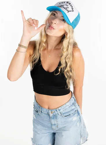 Miniatura 7 de Funky Junque Gorra de béisbol de malla para mujer, para despedida de soltera