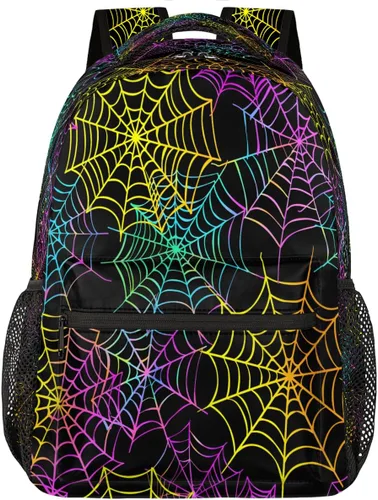 Miniatura 14 de Pardick Mochilas de calavera de Halloween para niños y niñas, divertidas y ligeras de 16 pulgadas, mochila escolar para laptop, mochila