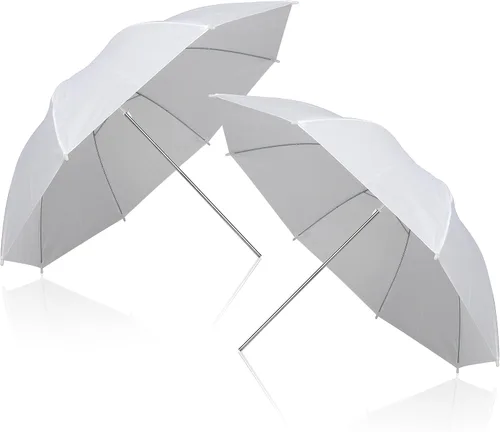 Miniatura 4 de EMART Paraguas reflectante de fotografía de 33 pulgadas, accesorios fotográficos para cámara de estudio con soporte de luz ajustable, difusor