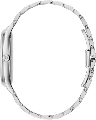 Miniatura 2 de Bulova Ladies Classic Diamond Dial Stainless Steel 3-Hand Calendar Date Quartz Watch