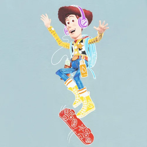 Miniatura 6 de Disney Pixar Toy Story Woody Buzz Lightyear Alien Paquete de 2 camisetas gráficas para niños pequeños a grandes