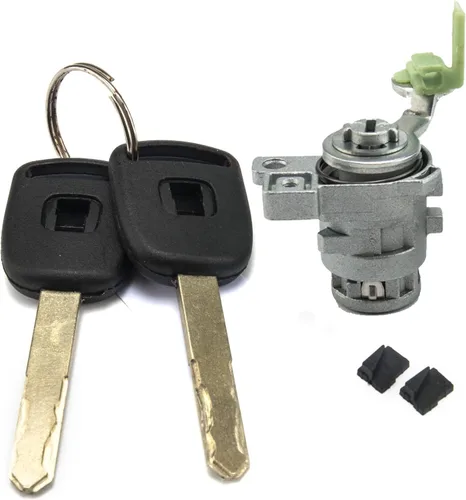 3mirrors Cilindro de cerradura del lado izquierdo y del conductor de la puerta con 2 llaves compatible con Honda Accord 4 puertas 2003 2004 2005