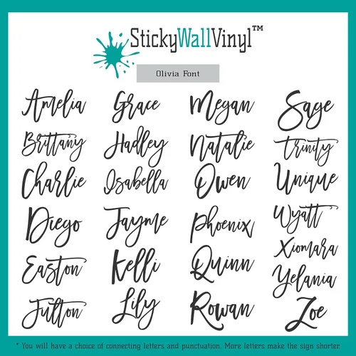 Miniatura 4 de Letrero de nombre acrílico personalizado, 35 fuentes, nombre personalizado, logotipo comercial