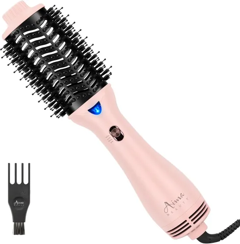 Miniatura 12 de Aima Beauty Blow Dryer Brush Set - 4-in-1 Round Brush Blow Dryer Adds Shine, Smooth, Curl & Volume for Short to Medium Hair, Interchangeable 1” &