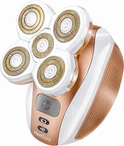 Afeitadora eléctrica de piernas para mujer, afeitadora recargable sin dolor para piernas, cara, labios, cuerpo, axilas, axilas, recortadora de