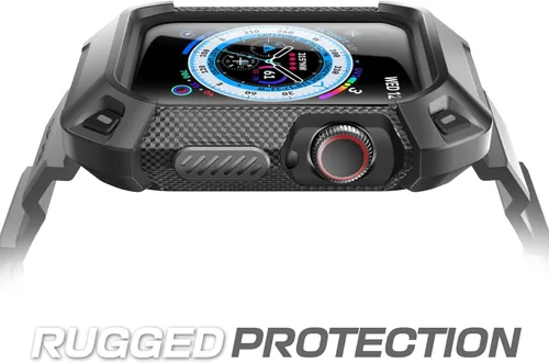 Miniatura 2 de SUPCASE [Unicorn Beetle Pro] - Funda protectora resistente con correas, diseñada para Apple Watch serie 6/SE/5/4 [40 mm / 1,5 pulgadas] Negro