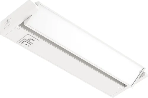 GetInLight luz LED para parte inferior de gabinete, giratoria, de 3 niveles de color, para atenuador, con cables y enchufe, blanco cálido de 2,700