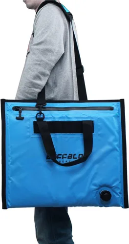 Miniatura 3 de Buffalo Gear Bolsa térmica aislada - Enfriador de cebo de 20 x 18 pulgadas, bolsa impermeable para matar peces