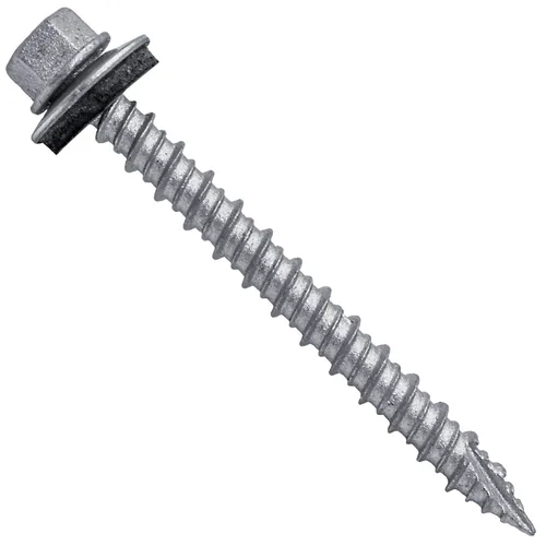 Miniatura 30 de Brite - Tornillos para techos de metal blanco (10 x 2 unidades), cabezal de arandela hexagonal, arranque automático/roscado, arandela EPDM, 3 x 250