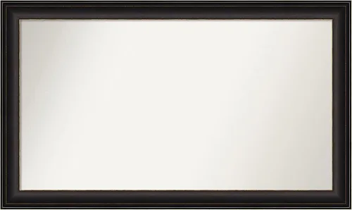 Miniatura 107 de Amanti Art Espejo de baño de bronce para sobre el fregadero, 24 x 24 pulgadas, espejo cuadrado de bronce Lara para tocador, marco de madera