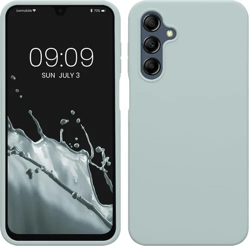 Miniatura 235 de kwmobile Funda Compatible con Samsung Galaxy A14 5G - Funda de teléfono de TPU y silicona con acabado suave - Verde Lima