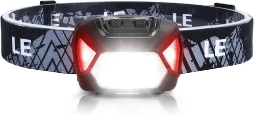 Lepro 320015 Farolero a Batería - Faro LED Super Brillante de 1300Lux con Luz Roja, Faros IPX4 Impermeables para Camping al Aire Libre, Senderismo,