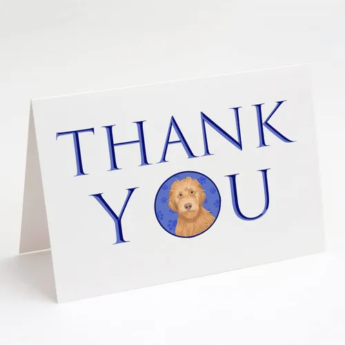 Miniatura 17 de Caroline's Treasures CK8919GCA7P - Tarjetas de felicitación y sobres de agradecimiento tricolor #1, diseño de pastor australiano, color negro, Blanco