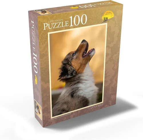 Miniatura 2 de MyPuzzle Aussi Puppy - Rompecabezas prémium de 100 piezas, fabricado en Estados Unidos