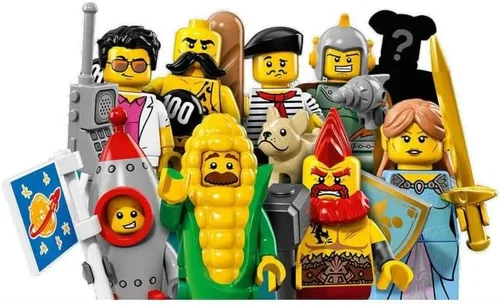 Lego Mini Figura Serie 17 Azul