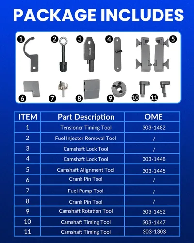 Kit de herramientas de sincronización de alineación del árbol de levas para Land Rover Jaguar Discovry 4 Rang Rover Sport V8 5.0L V6 3.0L Juego de