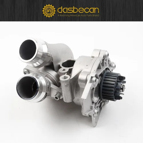 Miniatura 6 de Dasbecan Ensamblaje de Bomba de Agua Eléctrica de Aluminio para Motor Reemplaza # 06H121026CQ 06H121026AB Compatible con 2008-2016 Audi A3 A4 A5 A6