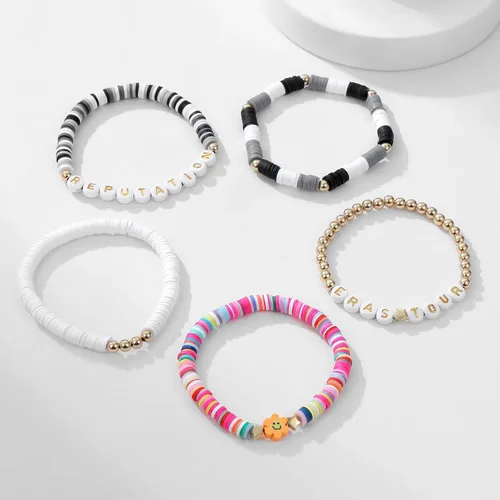 Miniatura 4 de AIMADE Taylor Album Inspired - Juego de pulseras bohemias en capas, pulseras de amistad, regalos de joyería para mujeres y niñas