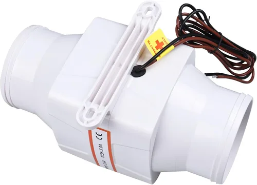 Miniatura 8 de NovelBee 12V 3 pulgadas eléctrico en línea ventilador de aire de sentina marina 130CFM