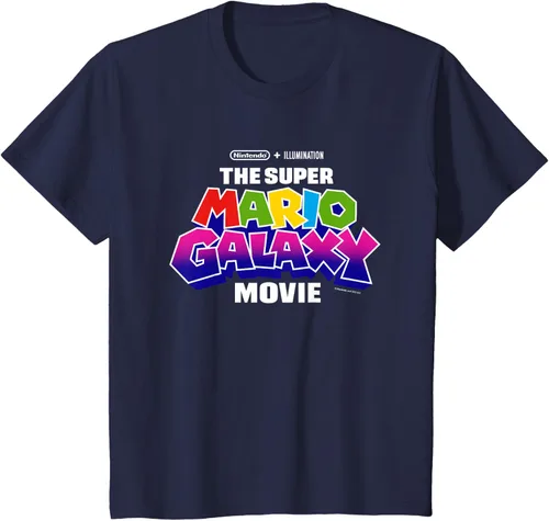 Miniatura 10 de Camiseta con el logotipo de la película Super Mario Galaxy