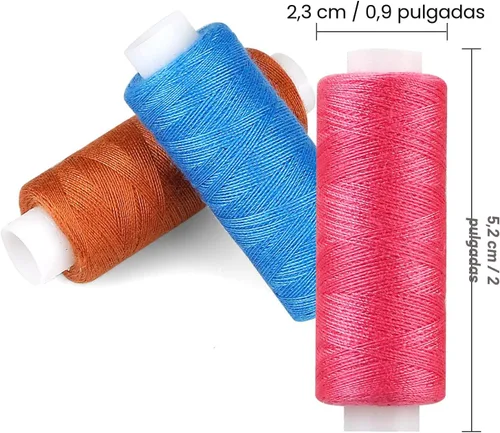 Miniatura 6 de Ciaraq 30 carretes de bobina de hilo de coser, 250 yardas, varios hilos hilo de coser bocinas de coloridas Juego de bobina de hilo para bordado uso
