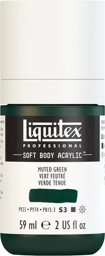 Miniatura 67 de Liquitex Professional Soft Body - Pintura acrílica, botella de 2 onzas (59 ml), blanco titanio Titanio Blanco