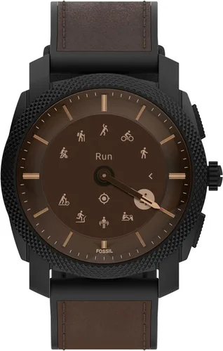 Miniatura 11 de Fossil Machine Gen 6 Reloj inteligente híbrido con Alexa integrado frecuencia cardíaca seguimiento de actividad oxígeno en sangre y notificaciones