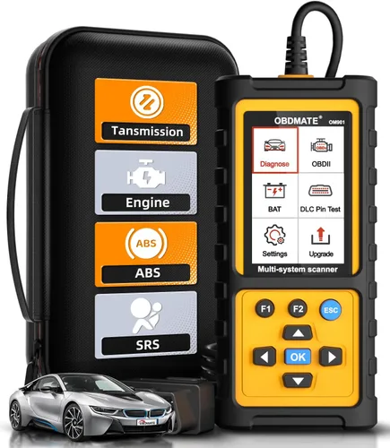 Escáner OBD2 con transmisión ABS SRS, restablecer luces de falla | Compruebe el lector de código del motor con funciones OBDII completas | Prueba de