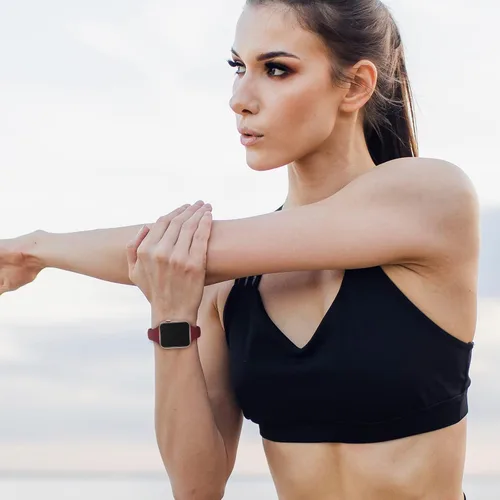 Miniatura 5 de Paquete de 5 bandas de silicona delgadas compatibles con Apple Watch de 38mm 42mm 40mm 44mm 41mm 45mm 46mm 49mm, correa deportiva estrecha y delgada