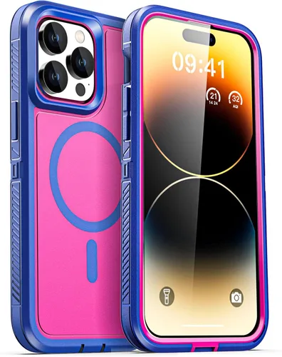Miniatura 19 de AICase Funda para iPhone 13/14/16e [Compatible con Magsafe], Protección contra caídas de alta resistencia, Defensa multicapa, Grado militar