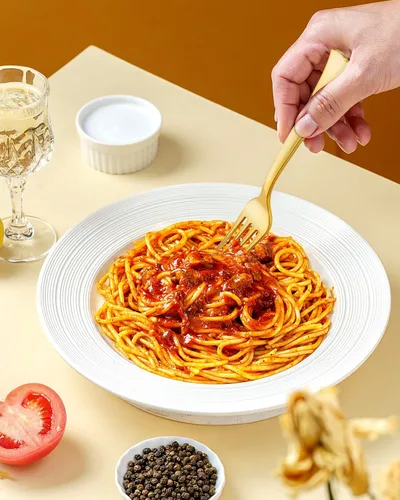 Miniatura 8 de YOUBET 50 tenedores de plástico dorado – Tenedores de plástico resistentes – cubiertos desechables dorados sólidos y duraderos para fiestas, picnic