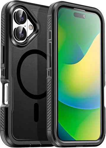 Miniatura 8 de AICase Funda para iPhone 13/14/16e [Compatible con Magsafe], Protección contra caídas de alta resistencia, Defensa multicapa, Grado militar